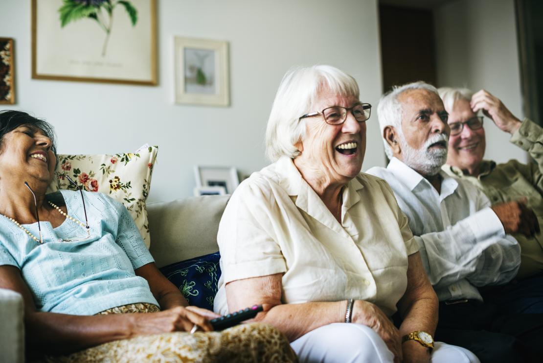 Laughing older adults