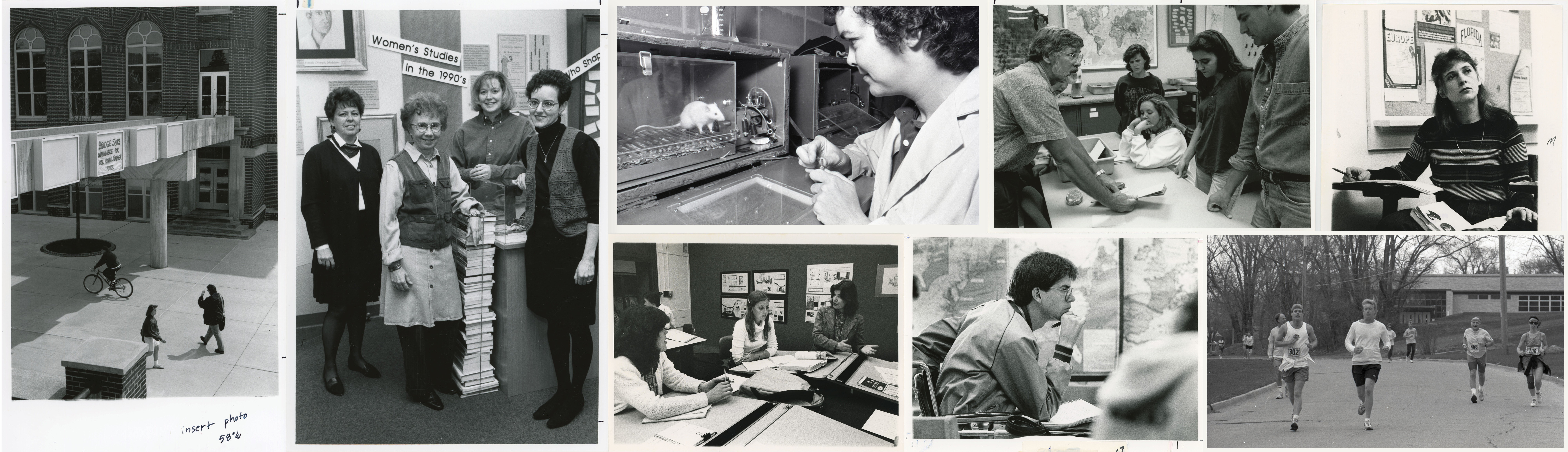 Collection of photos from UNI/CSBS history