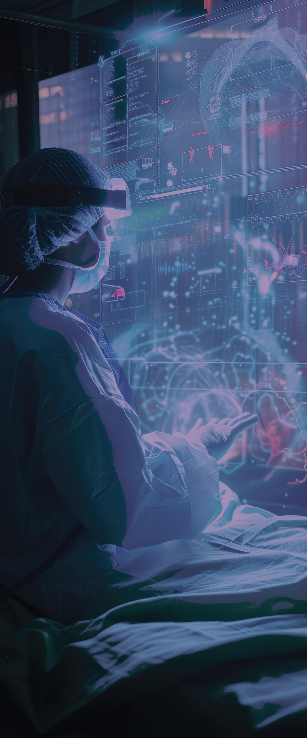 Illustrative rendering of nursing in the future