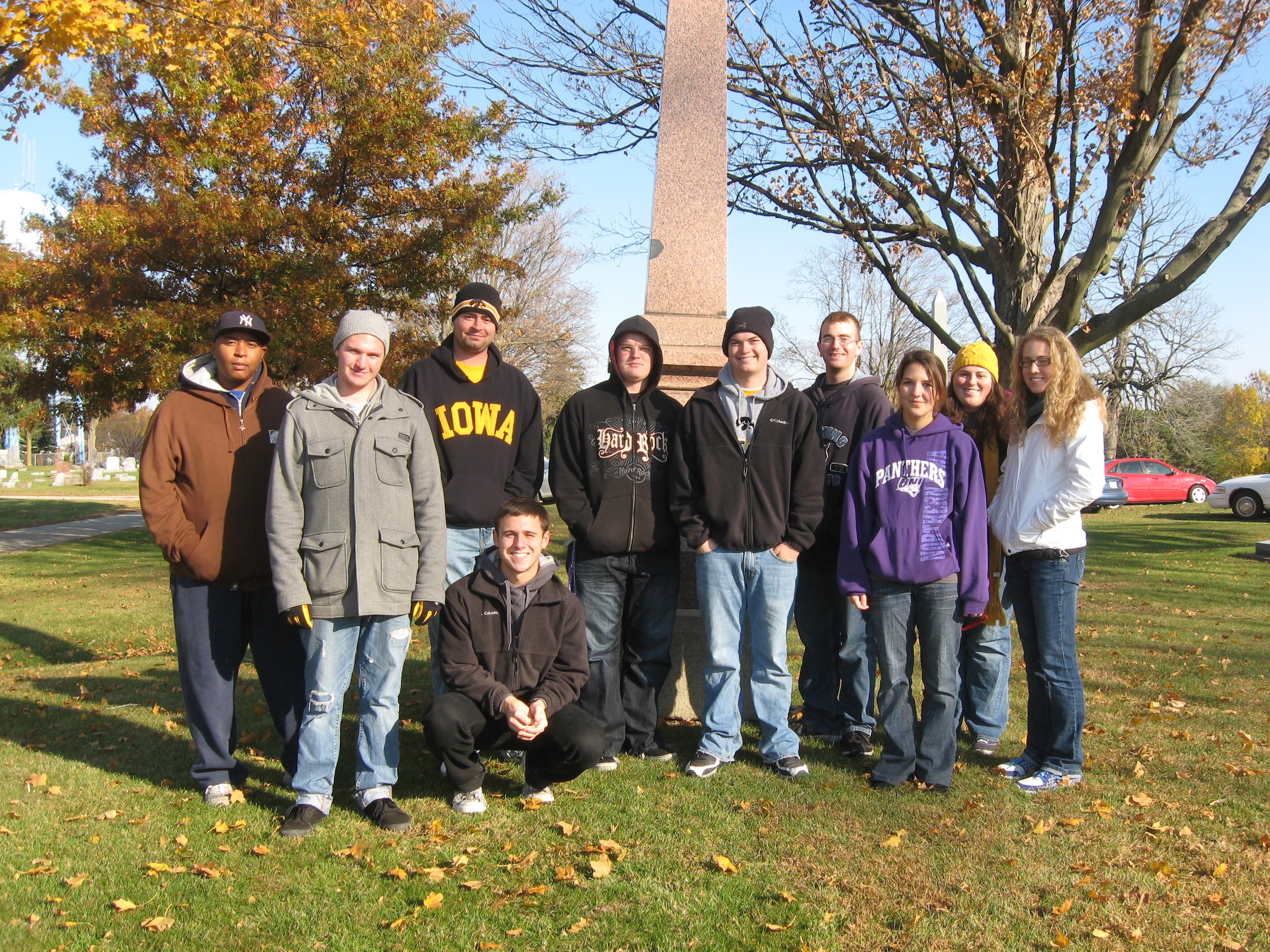 Ross with Public History Field Experience Class in Fall 2011