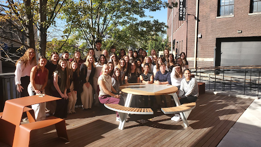 interior design students on kansas city trip