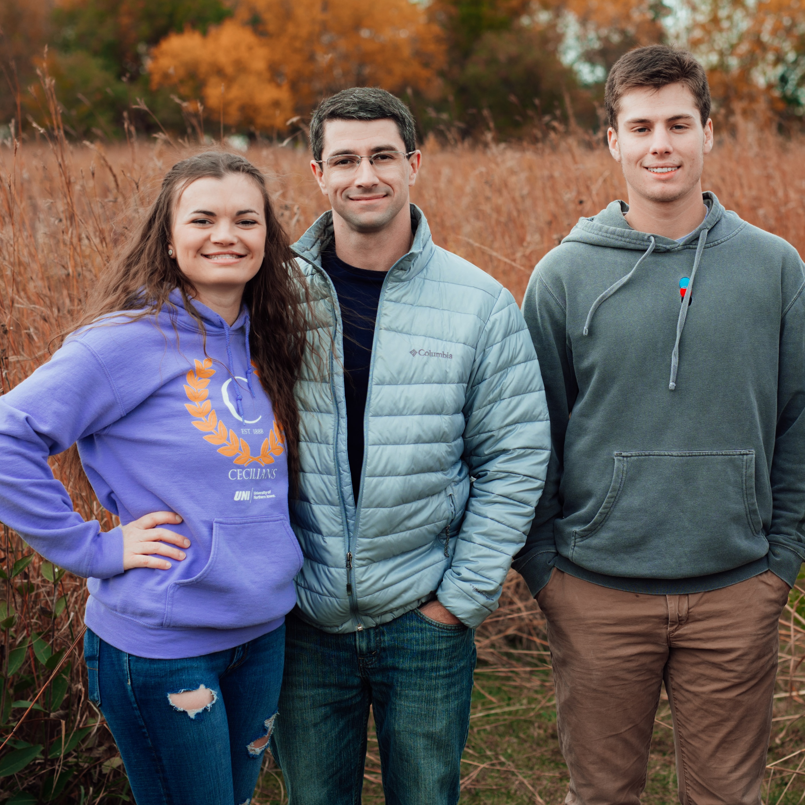 Geography students in the field