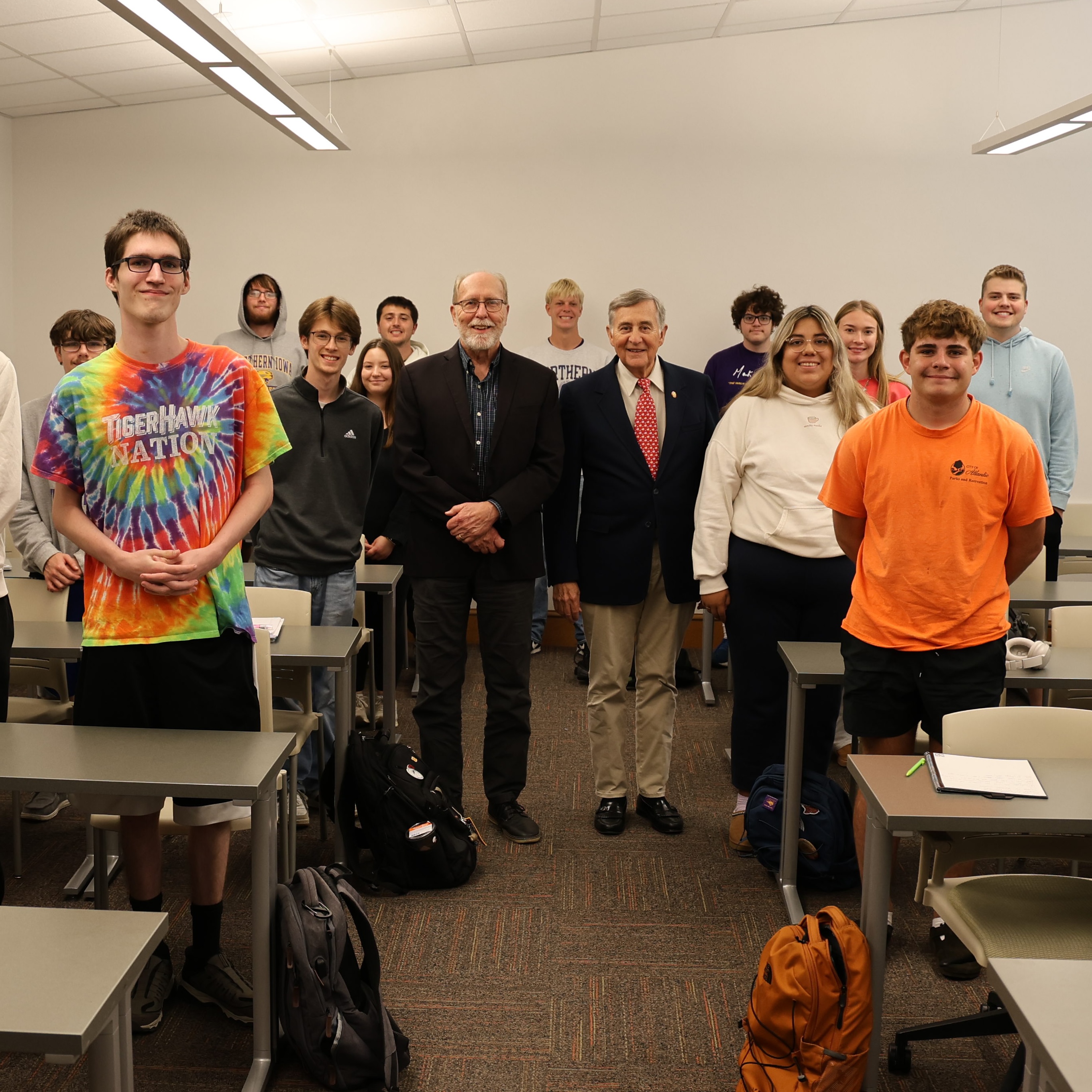 Representatives and students at 2025 Congress to Campus event