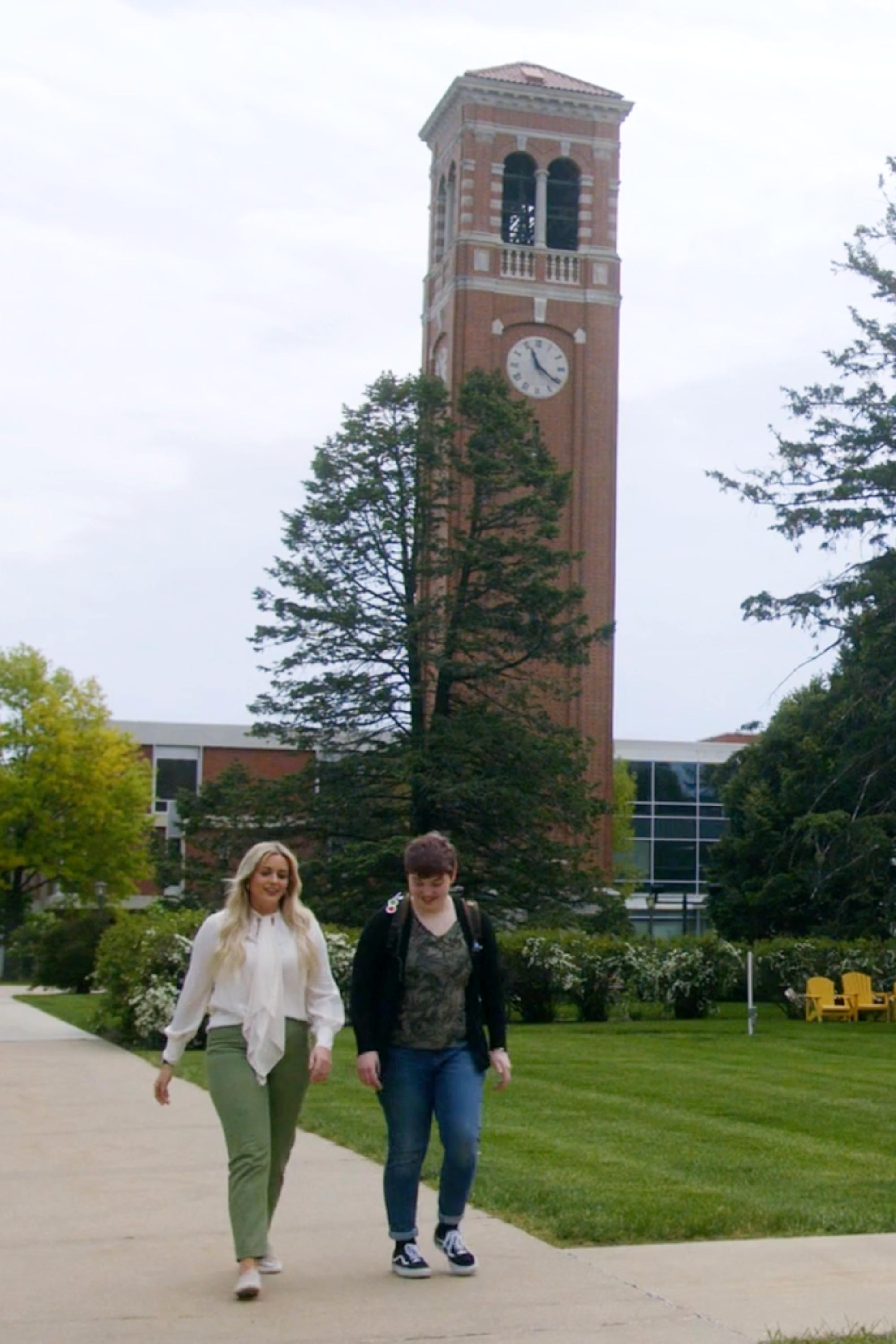 BSW students on campus
