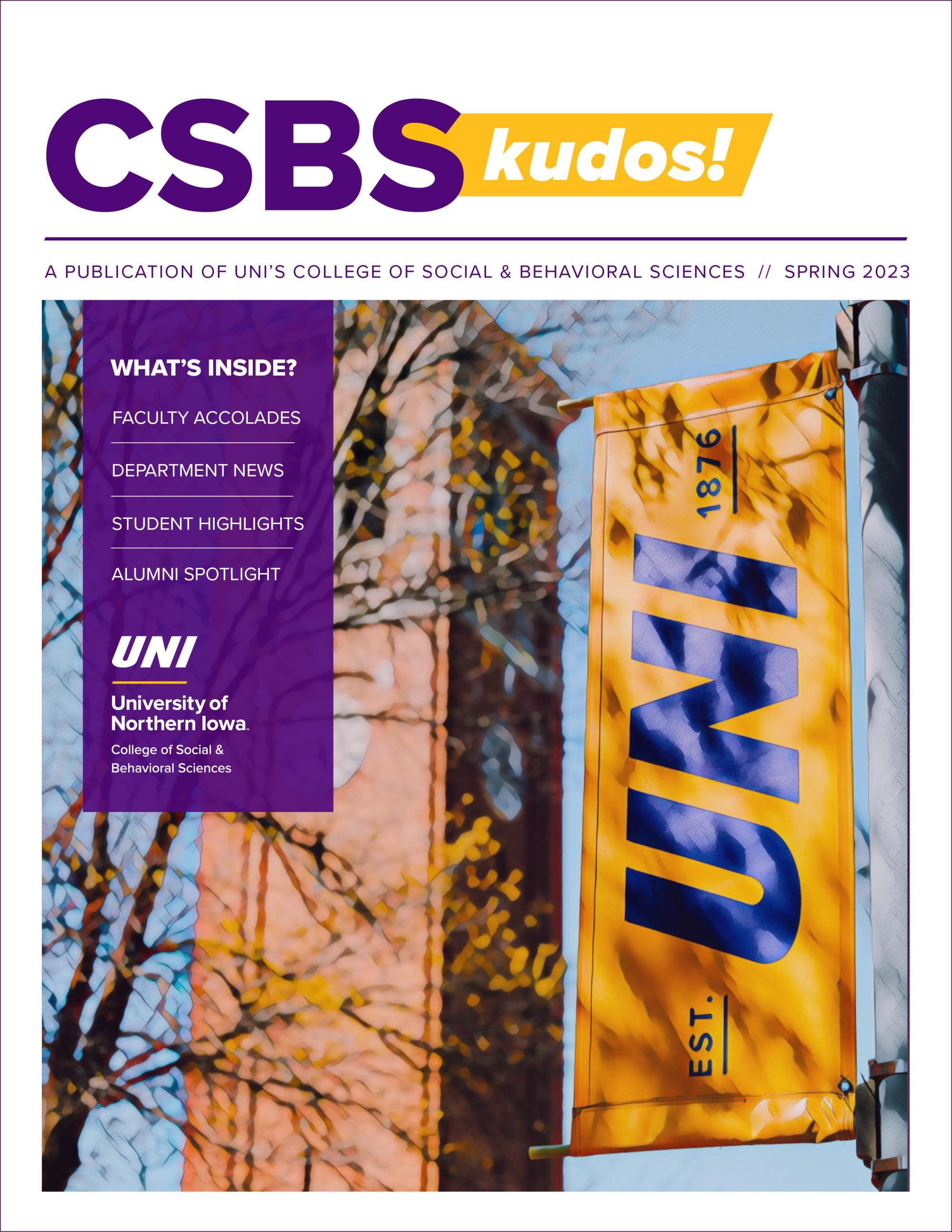 CSBS Kudos Newsletter Spring 2023