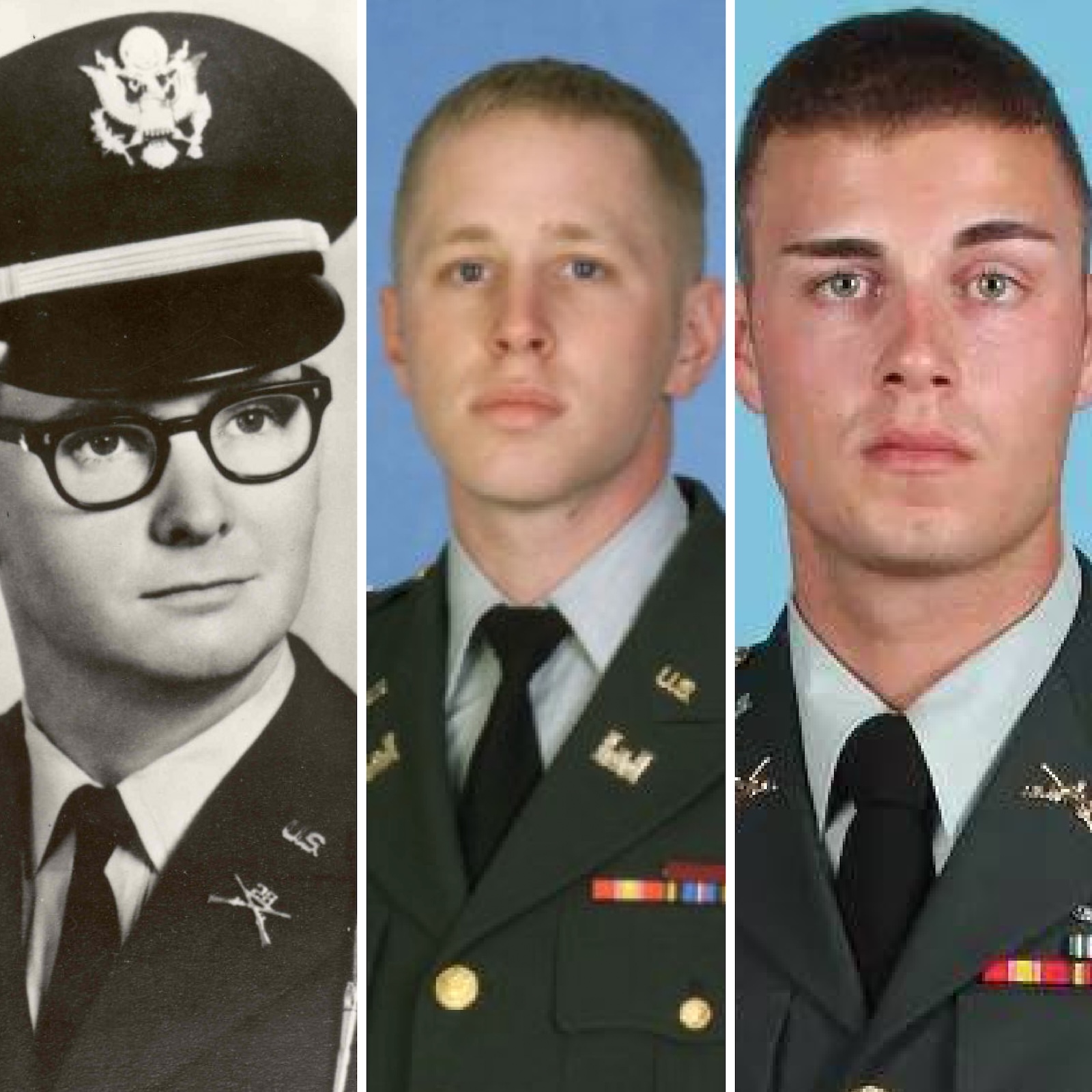 2nd Lt. Robert J. Hibbs, 2nd Lt. Brian Gienau, Capt. Matthew G. Nielson