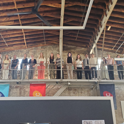 interior design students on kansas city trip