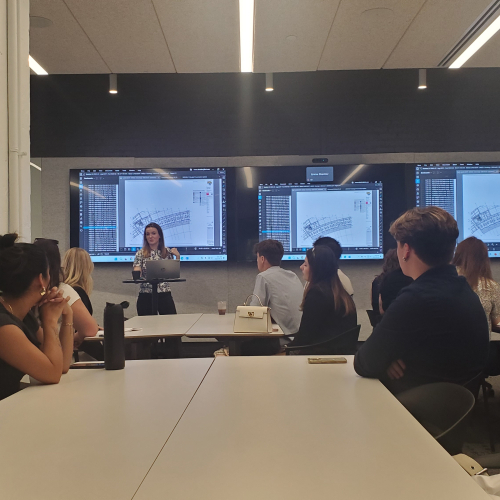 interior design students on kansas city trip