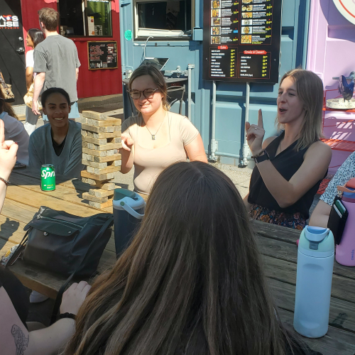 interior design students on kansas city trip