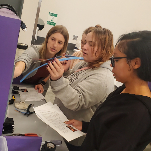 Hands on learning in Electrical Lab